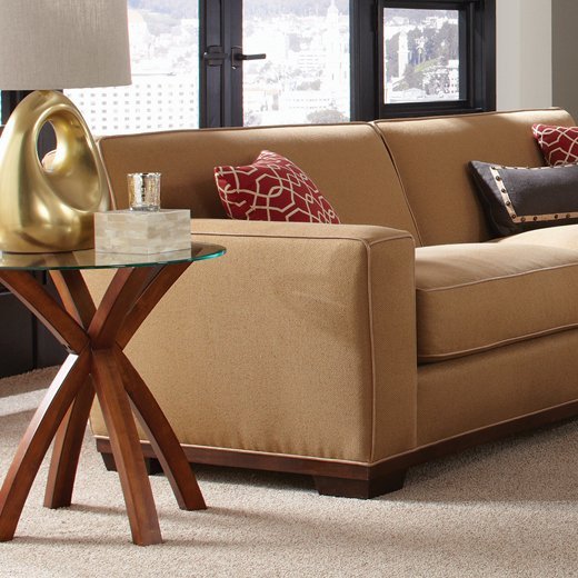 Living room with carpet
