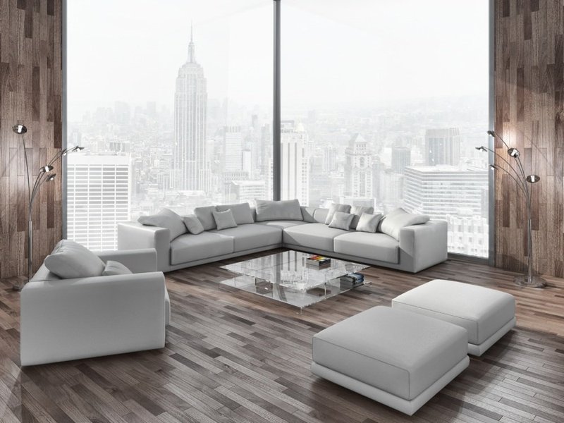 LVT flooring in a sitting room